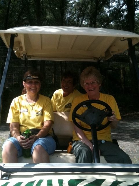 Kim, Merrill and Edith out visiting with the cats after Sunday tours  Today at Big Cat Rescue Sept 18 20110918 043129