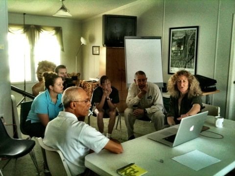 Sky and Zoe from http://wildtrack.org present to Big Cat Rescue staff their FIT system