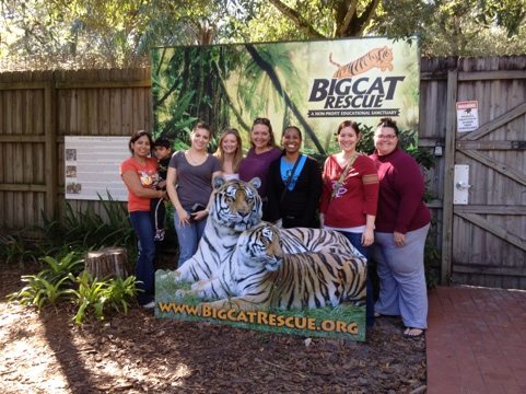 Carole gives private tour to Barry University Animal Law students