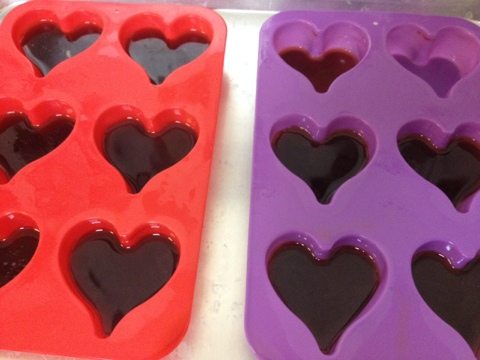 Willow found the purr-fect Valentine's Day molds for the cicles