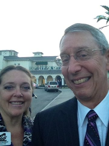 Carole and Howie out from of Tampa Palms Golf & Country Club for event