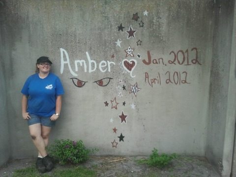 Amber the Intern makes her mark on Big Cat Rescue  Today at Big Cat Rescue Apr 13 20120414 185343