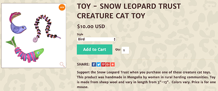 sale-snow leopard trust toys  Nov 1 2016 Sale SnowLeopardTrustToys