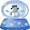Jan 28 2017 globe snowman