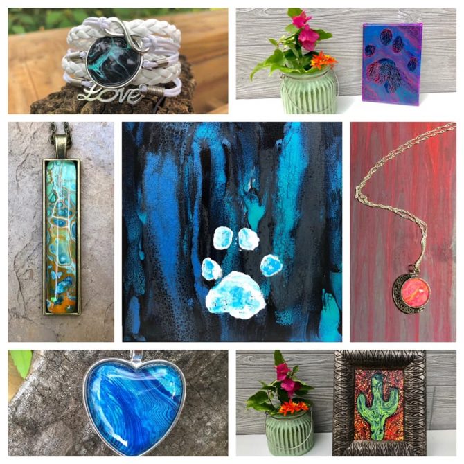 On the weekends I spend a lot of time in my art studio. Lots of new original art jewelry as well as Nikita lion and Sapphire Paw-casssos are now available for purrr-chase. www.dancingbutterflystudio.com