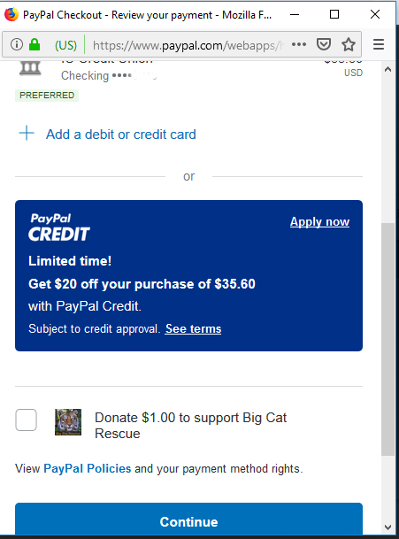PayPal Giving Fund  July 12 2019 PayPal Giving Fund Offer