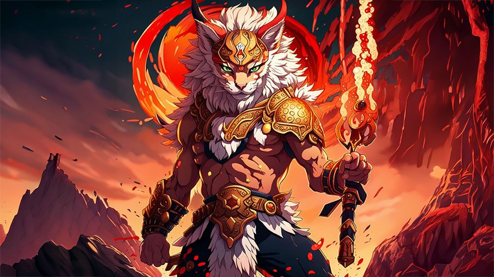 Aries Bobcat the God of War and Courage